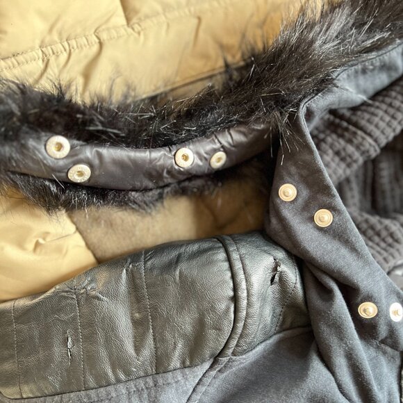 SPYDER Parka-Style Jacket, Removable Lining, Size S, Black, - Picture 11 of 11